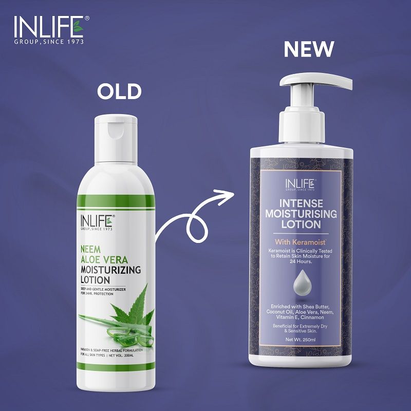 Intense Moisturizing Lotion - Shea Butter Body Lotion For Face, Very Dry Skin, & Body