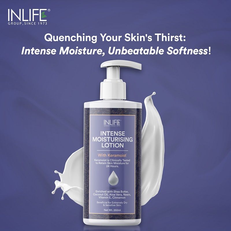 Intense Moisturizing Lotion - Shea Butter Body Lotion For Face, Very Dry Skin, & Body