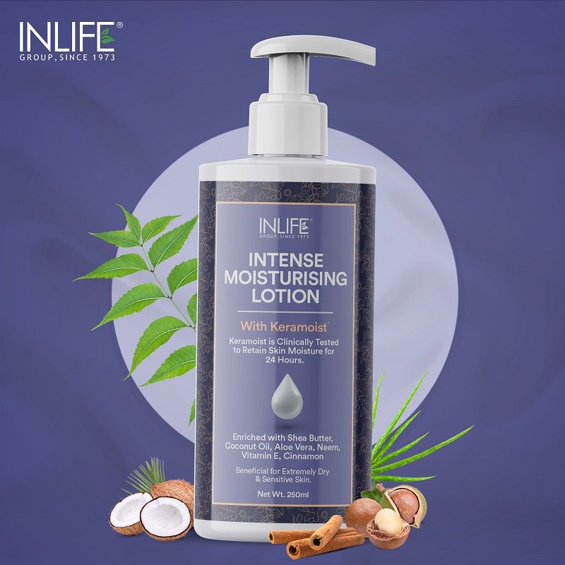 Intense Moisturizing Lotion - Shea Butter Body Lotion For Face, Very Dry Skin, & Body