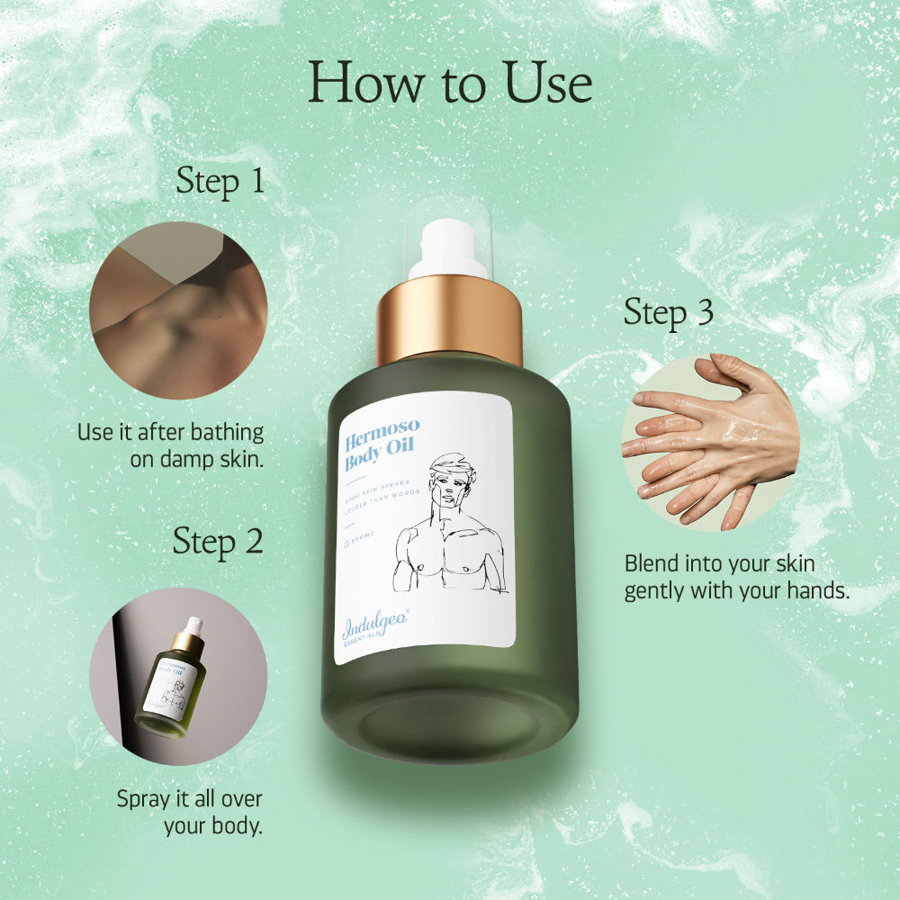 Hermoso Body Oil For Men, Helps in Reducing Dryness & Dullness