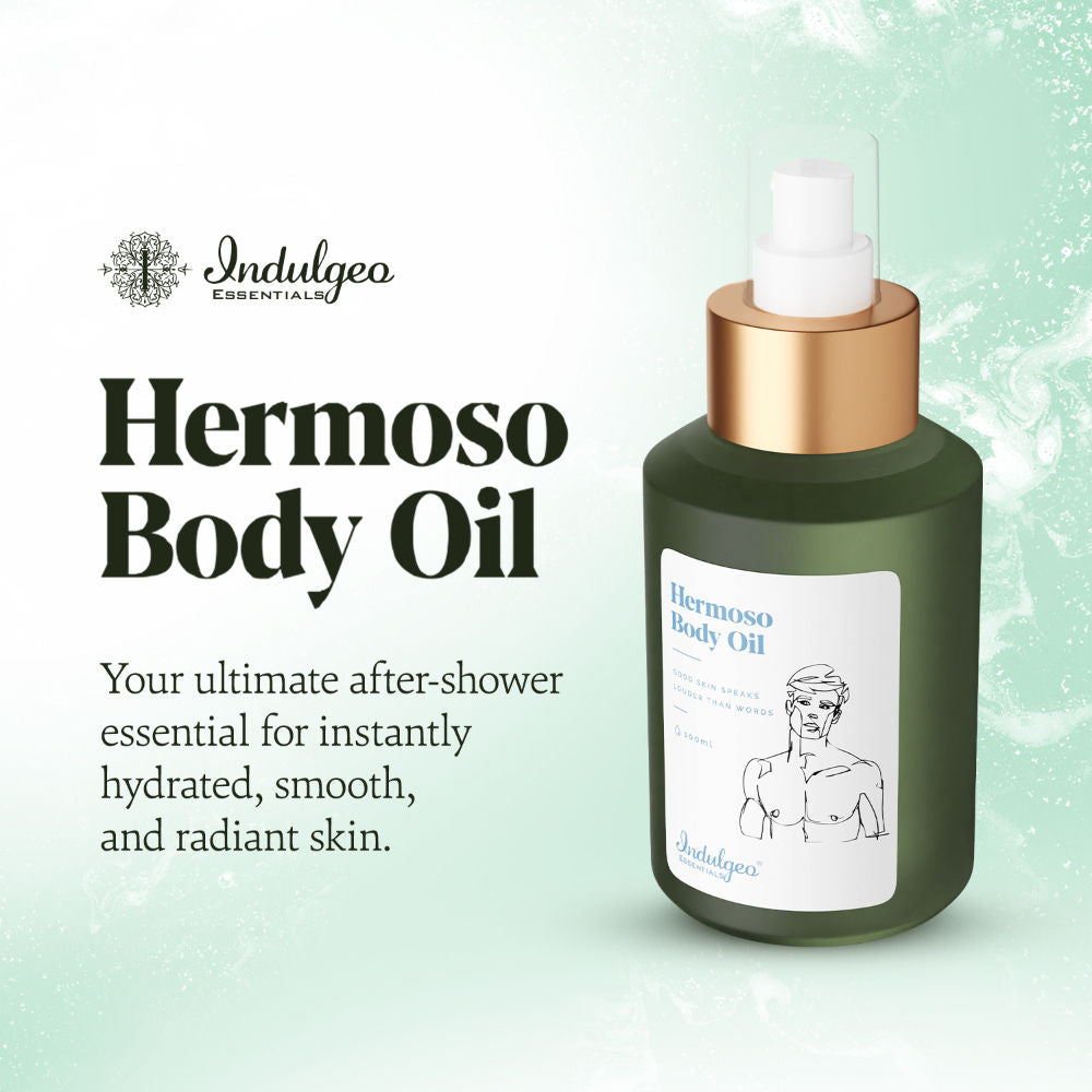 Hermoso Body Oil For Men, Helps in Reducing Dryness & Dullness