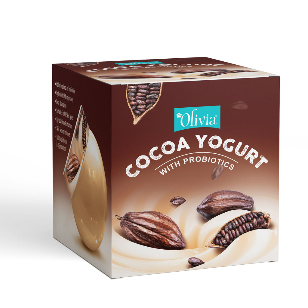 Cocoa Yogurt Moisturiser – With Probiotics for Deep Repair & Smooth, Glowing Skin