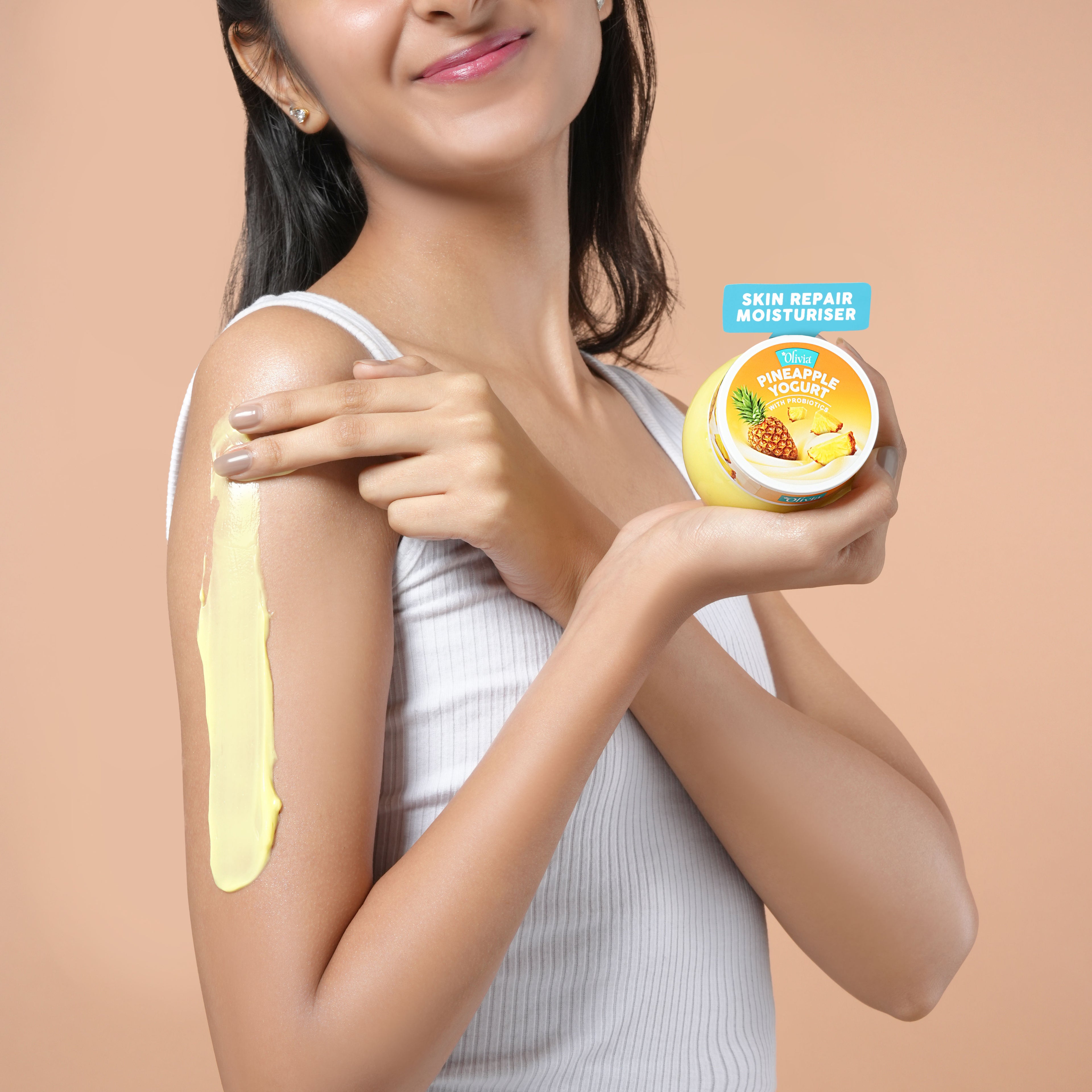 Pineapple Yogurt Moisturiser – With Probiotics for Skin Renewal & Natural Glow