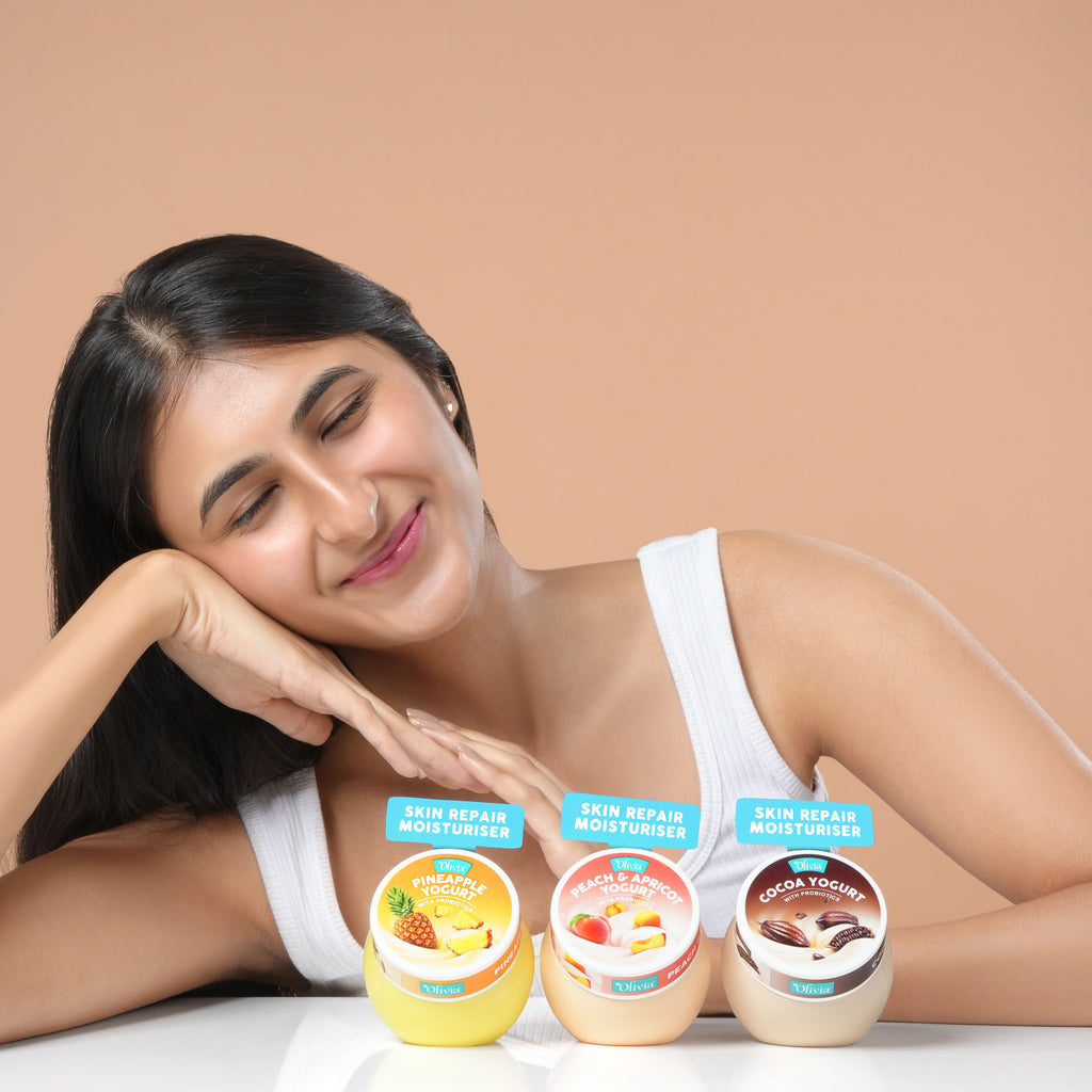 Pineapple Yogurt Moisturiser – With Probiotics for Skin Renewal & Natural Glow