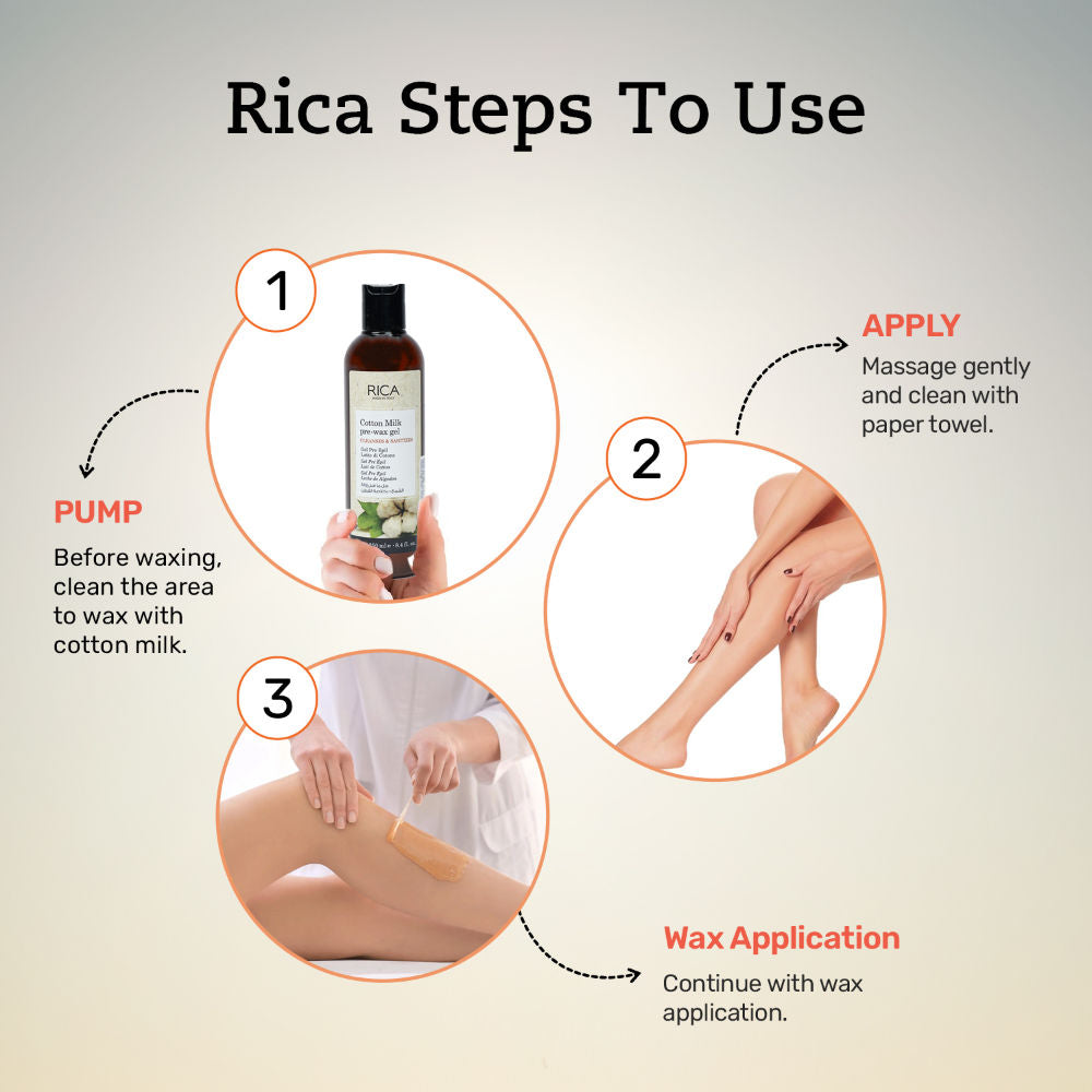 Cotton Milk Pre Waxing Gel For All Skin Type With Cotton Milk & Marigold & Hamamelis Extract