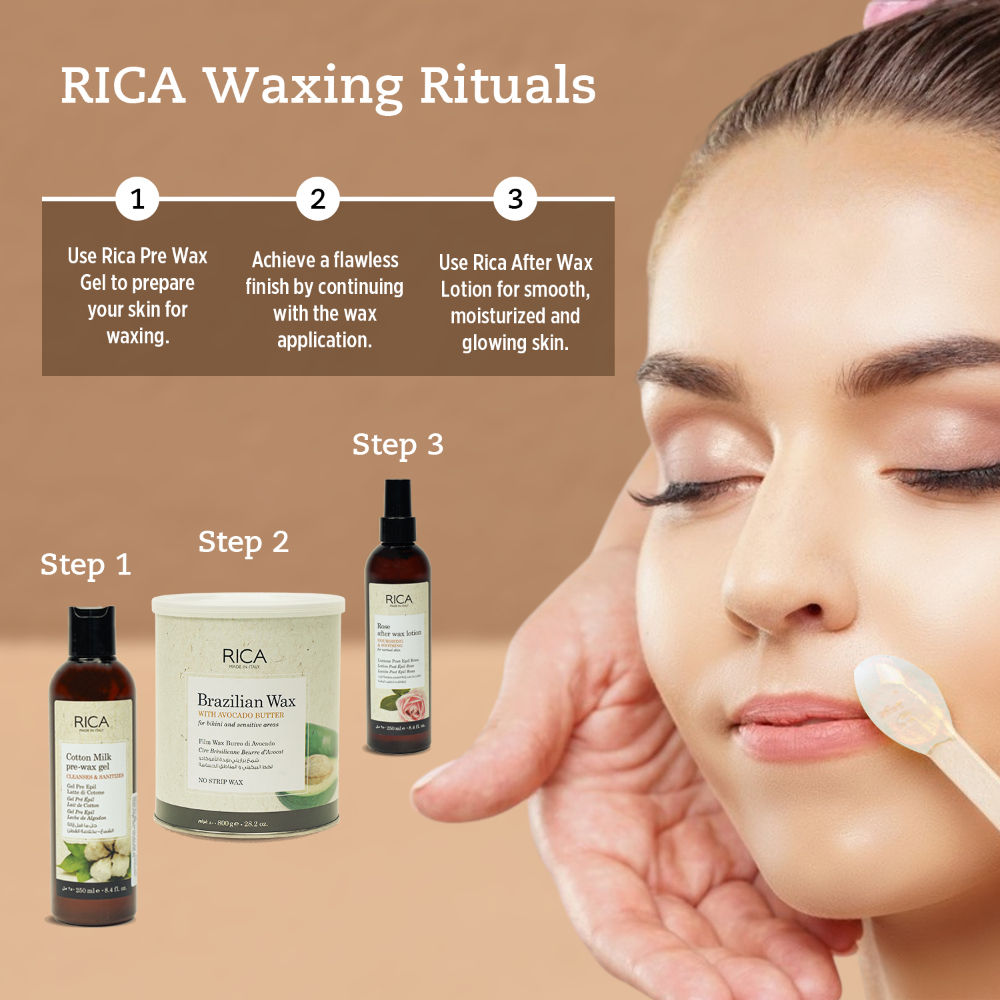 Brazilian Stripless Wax For Sensitive Skin With Glyceryl Rosinate & Natural Beeswax