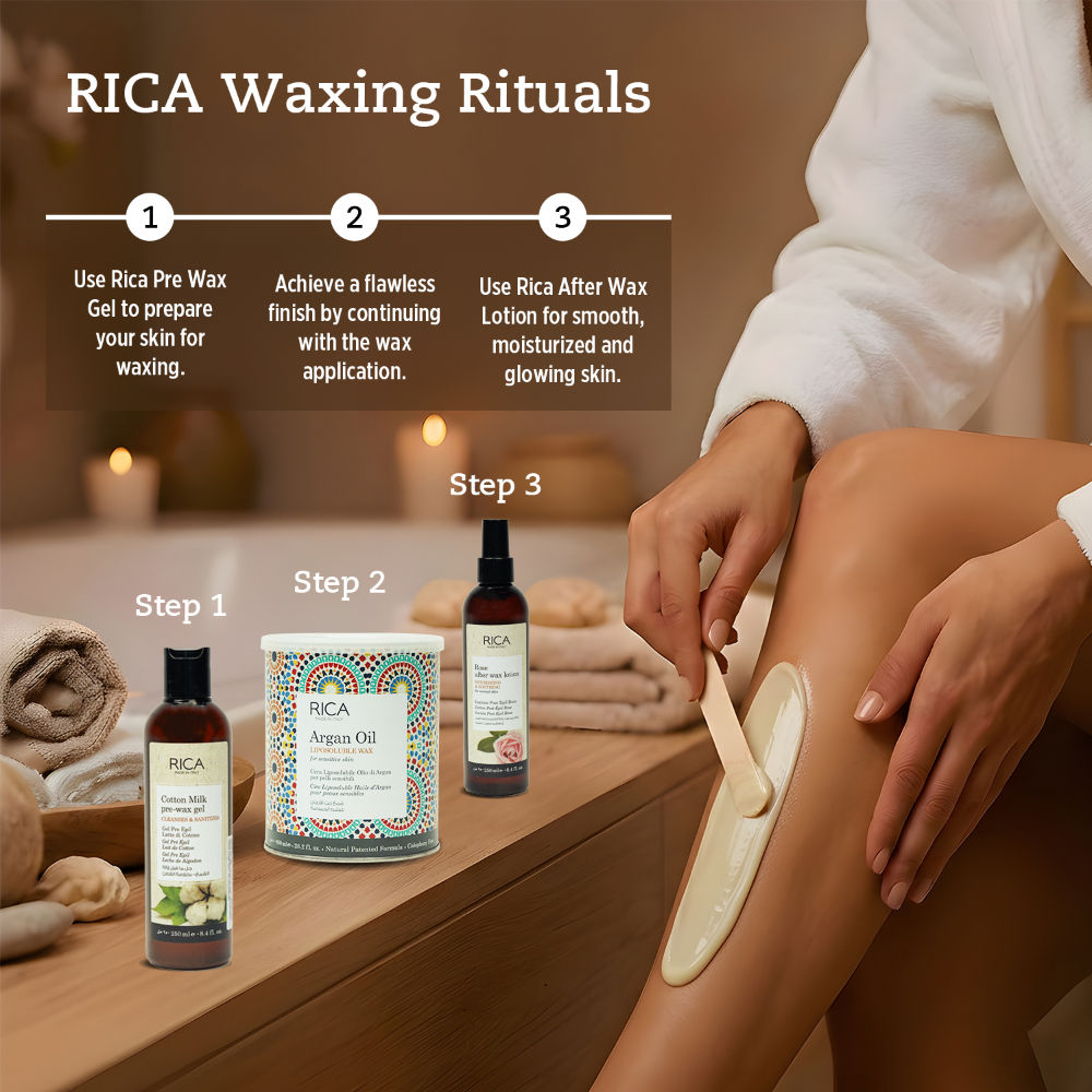 Argan Oil Liposoluble Wax For Sensitive Skin With Glyceryl Rosinate & Natural Beeswax