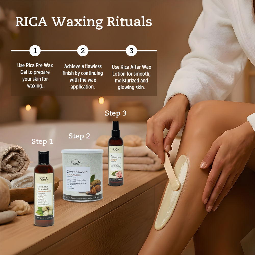 Almond Liposoluble Wax For Sensitive Skin With Glyceryl Rosinate & Natural Beeswax