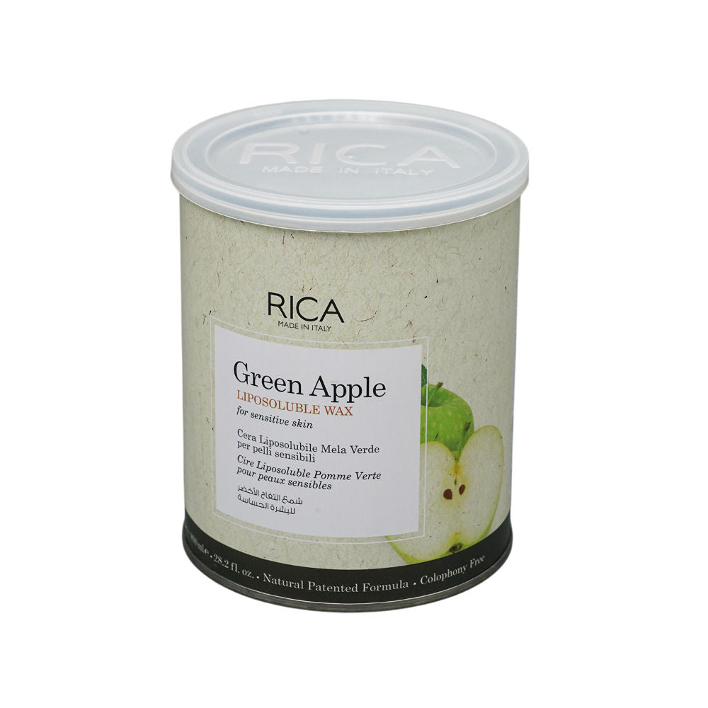 Green Apple Liposoluble Wax For Sensitive Skin With Glyceryl Rosinate & Natural Beeswax