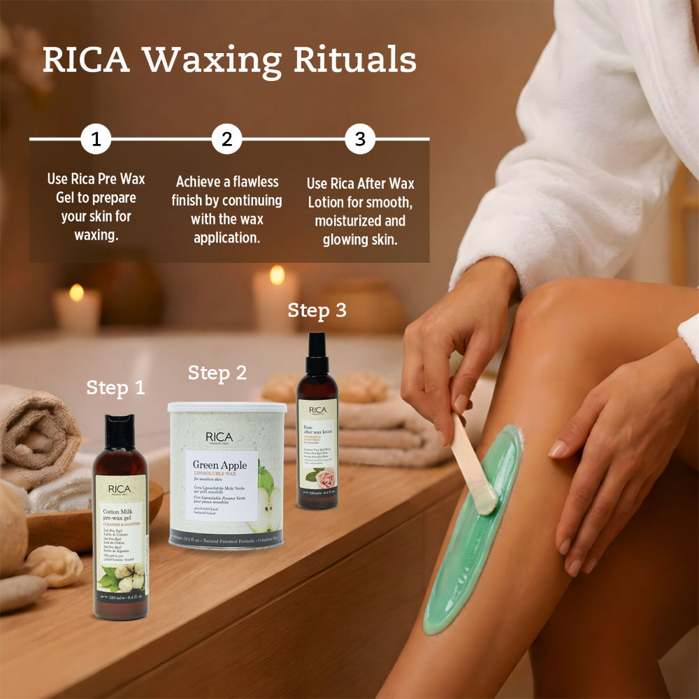 Green Apple Liposoluble Wax For Sensitive Skin With Glyceryl Rosinate & Natural Beeswax