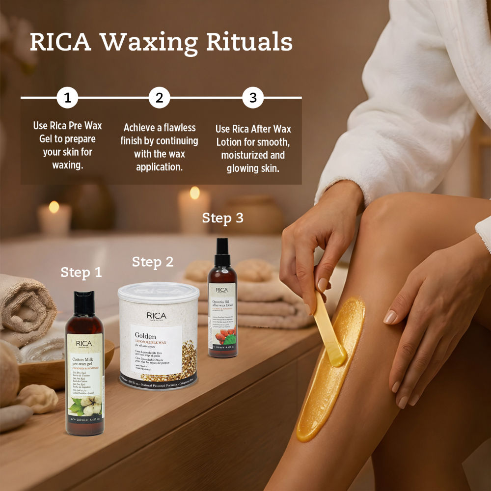 Golden Liposoluble Wax For All Skin Type With Glyceryl Rosinate & Natural Beeswax