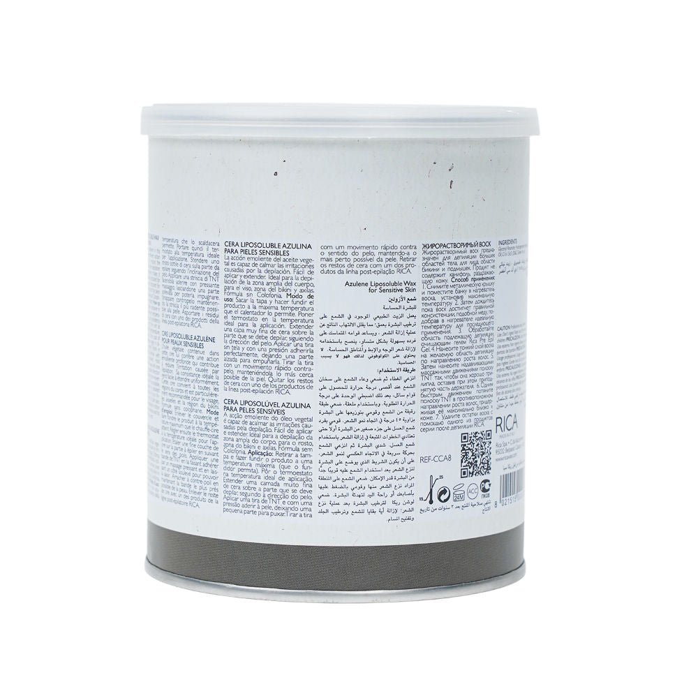 Azulene Liposoluble Wax For Sensitive Skin With Glyceryl Rosinate & Natural Beeswax