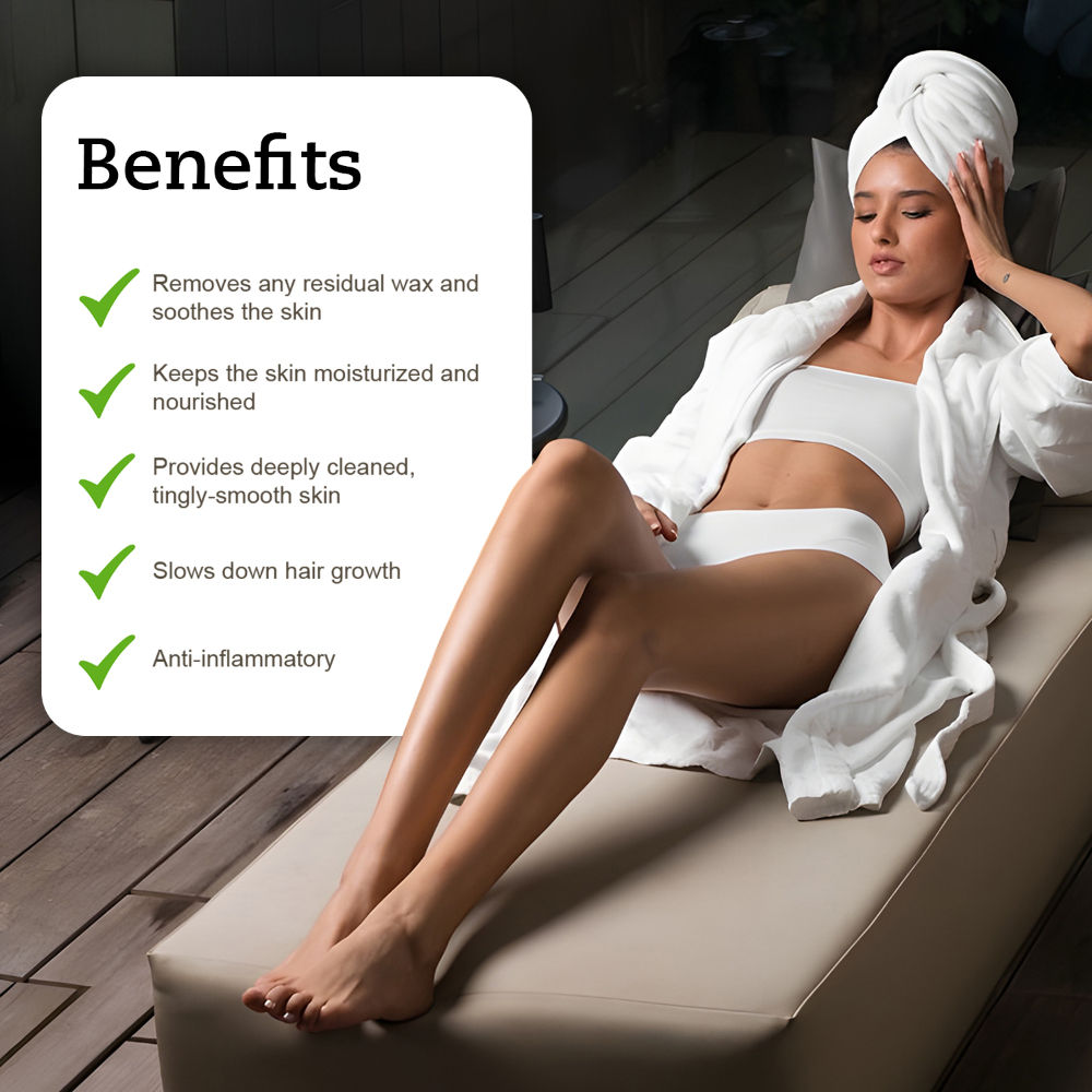 Opuntia Oil After Wax Lotion For Sensitive Skin With Sun Flower Oil, Jojoba Oil & Vitamin E
