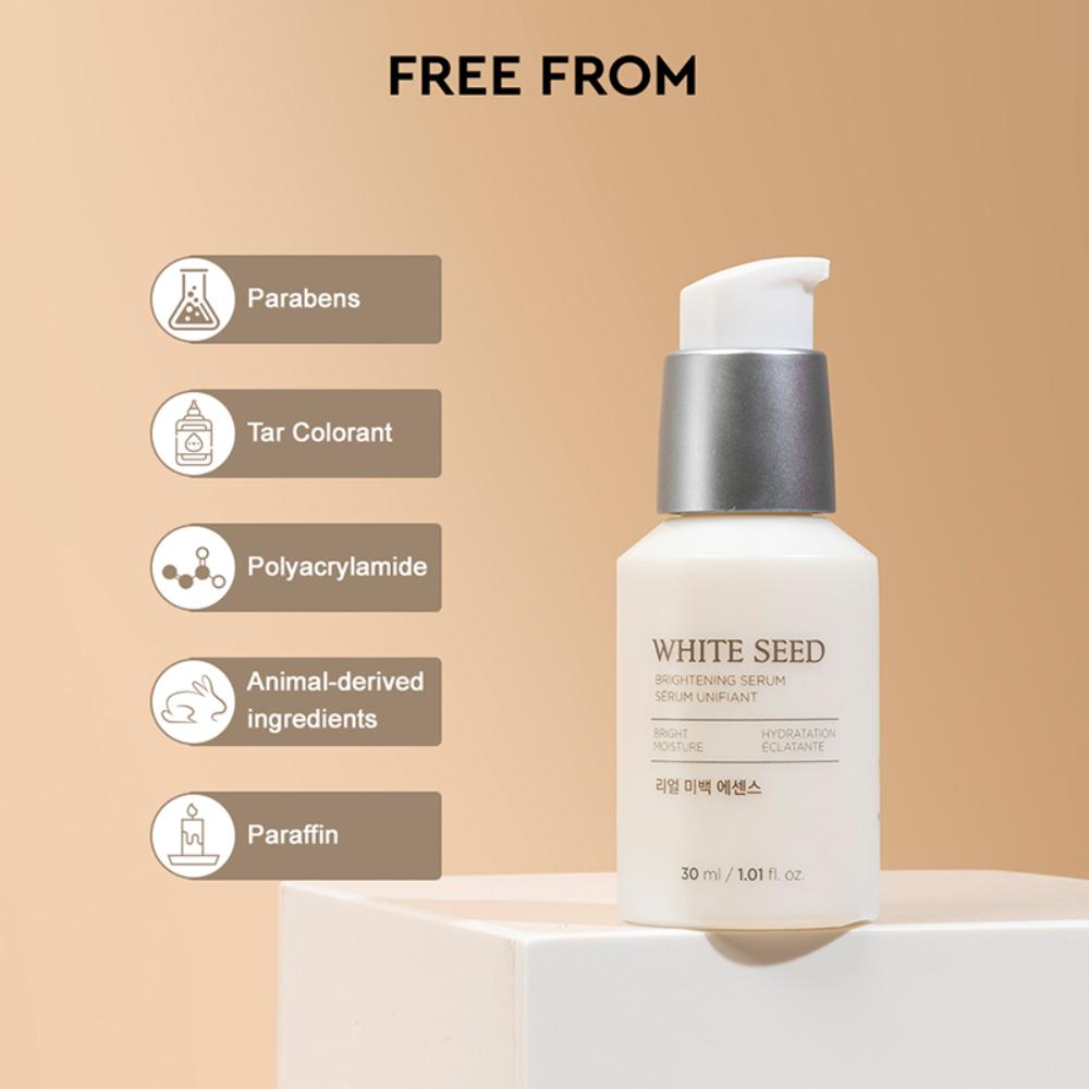 White Seed Serum With Niacinamide & Hyaluronic Acid, Fights Dullness & Blemishes