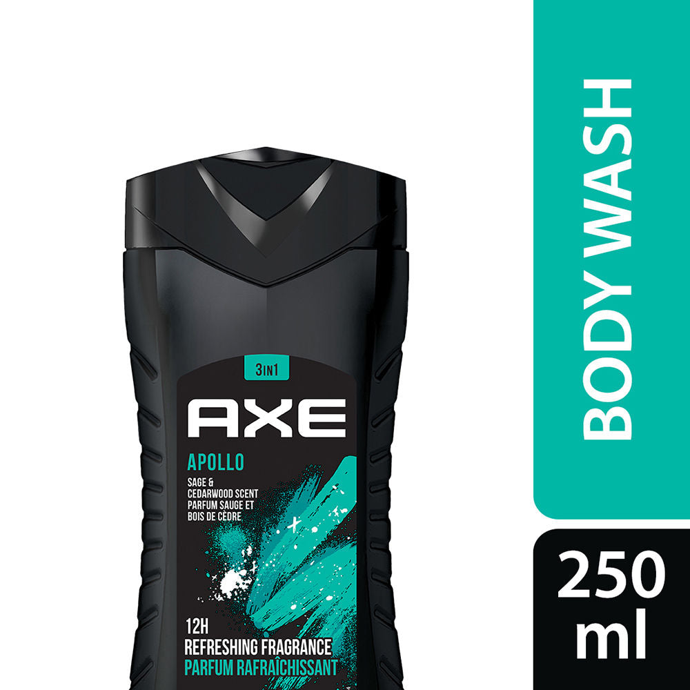 Apollo 3 In 1 Body, Face & Hair Wash For Men - 250ml
