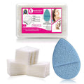 Cotton Face Pads with Reusable Sponge for Daily Makeup Removal - Color May Vary