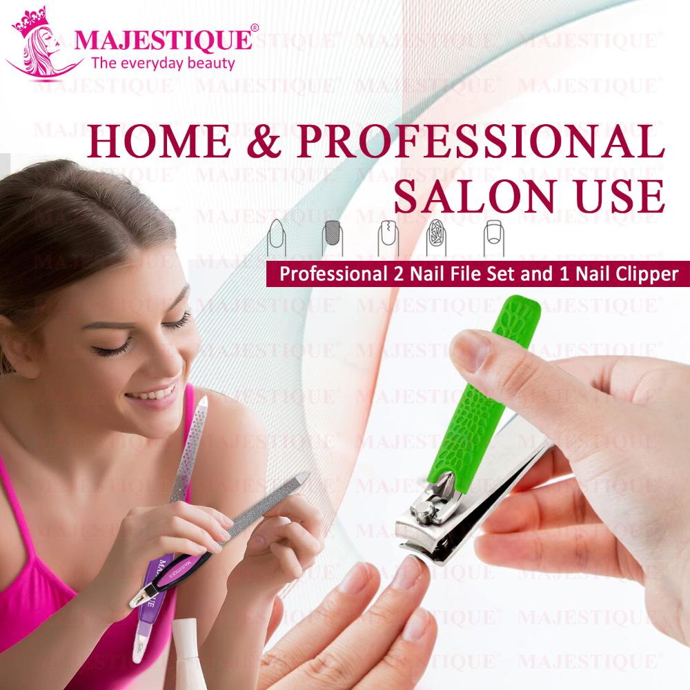 Nail Filers With Cuticle And Nail Clipper