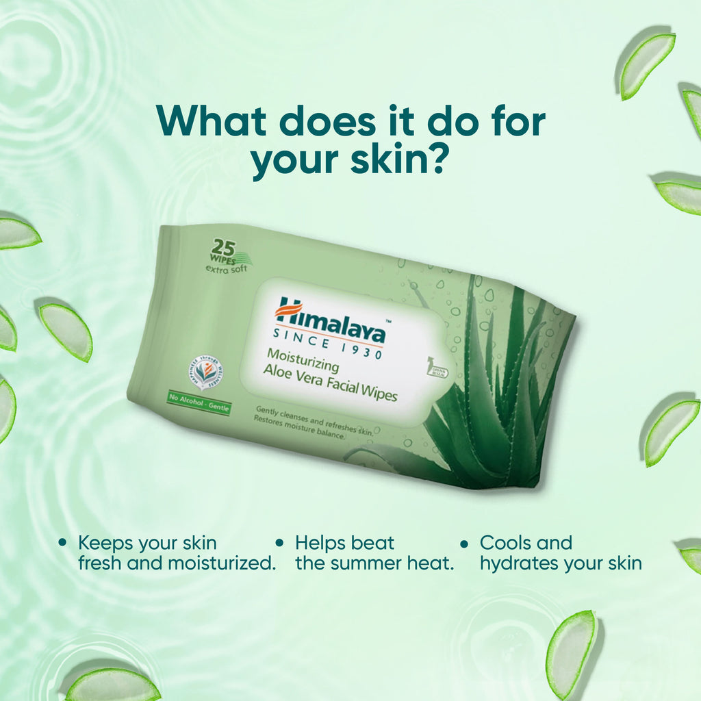 Moisturising Aloe Vera Facial Wipes