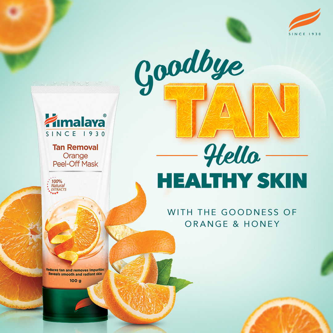 Tan Removal Orange Peel-Off Mask