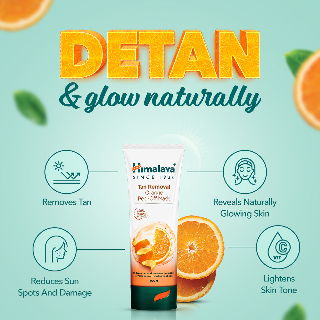Tan Removal Orange Peel-Off Mask