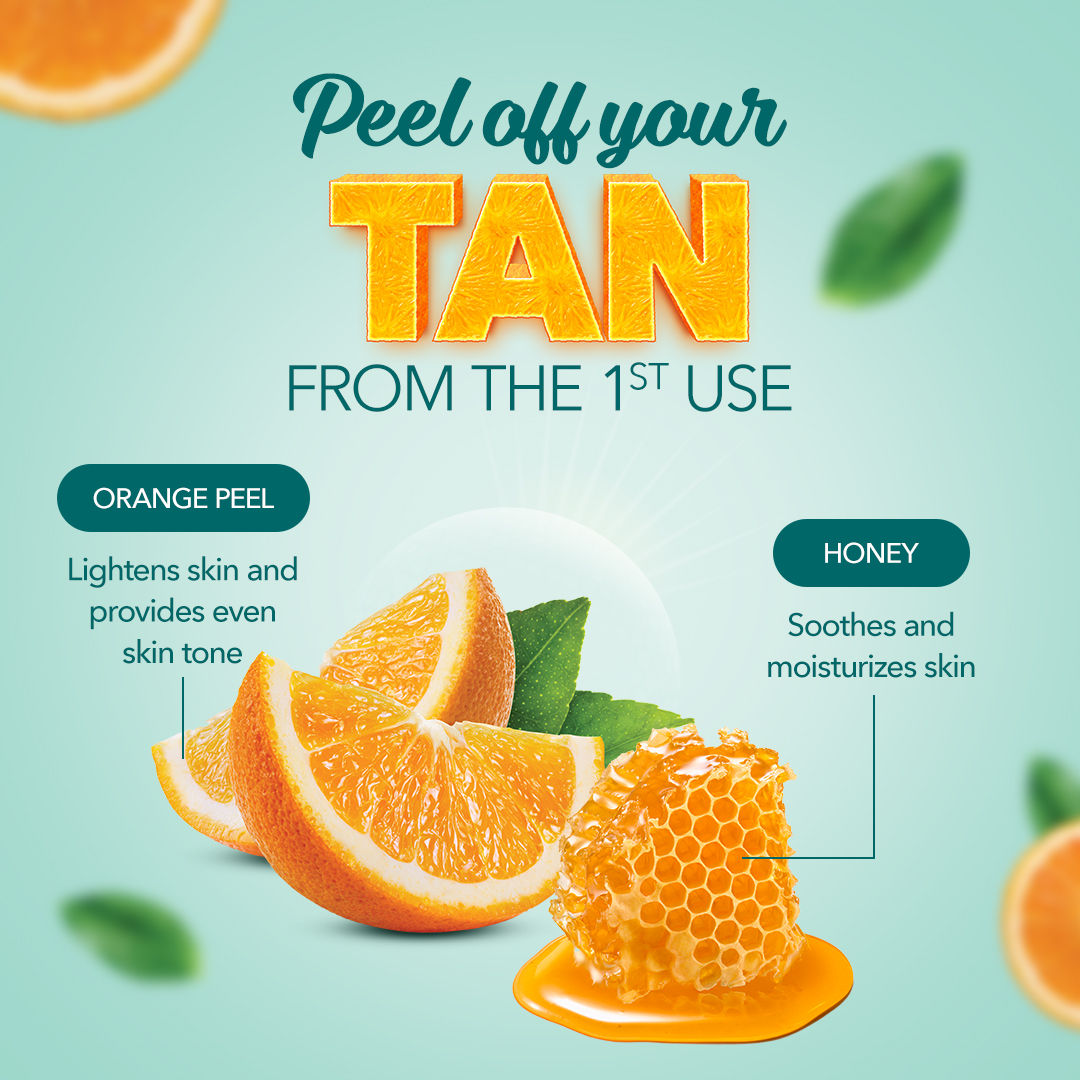 Tan Removal Orange Peel-Off Mask