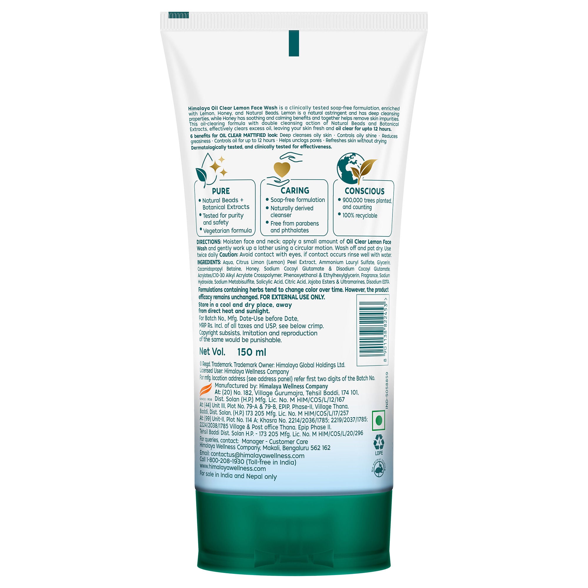 Oil Clear Lemon Face Wash