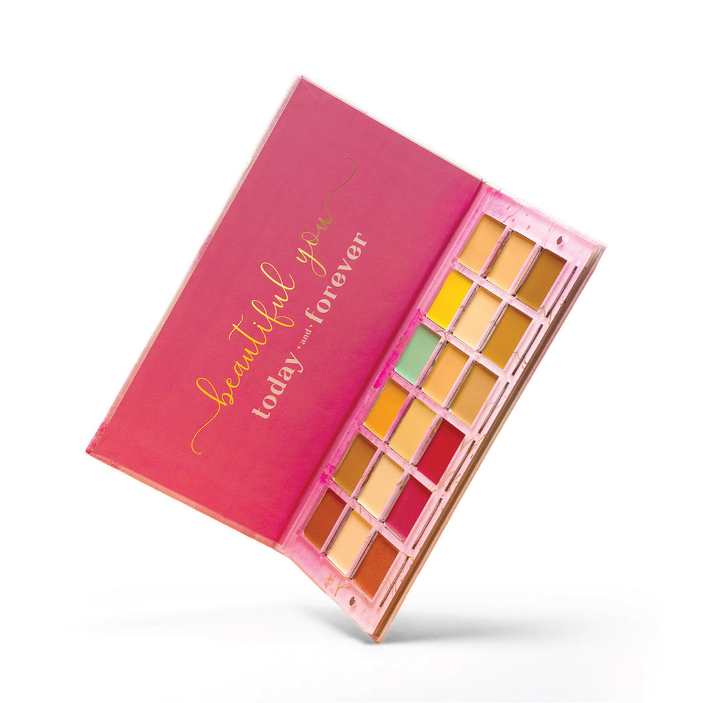18 Shades Makeup Palette Foundation Concealer, Contour & Blush for Blendable Matte Makeup