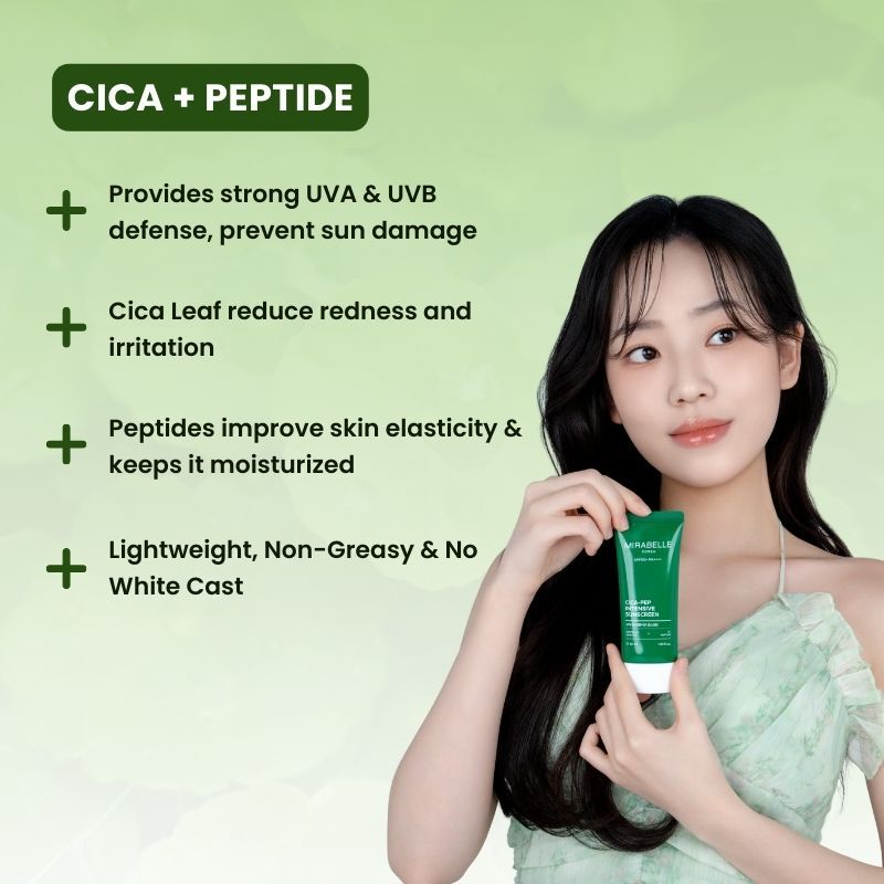 Cica + Peptide Intensive Sunscreen SPF 50+ PA++++
