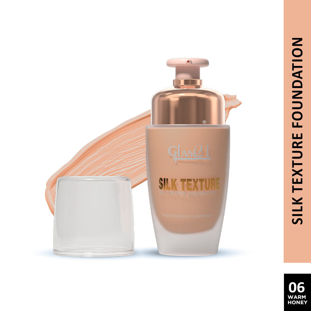 Silk Foundation With Oil-free Formula & SPF35 - 06 Warm Honey