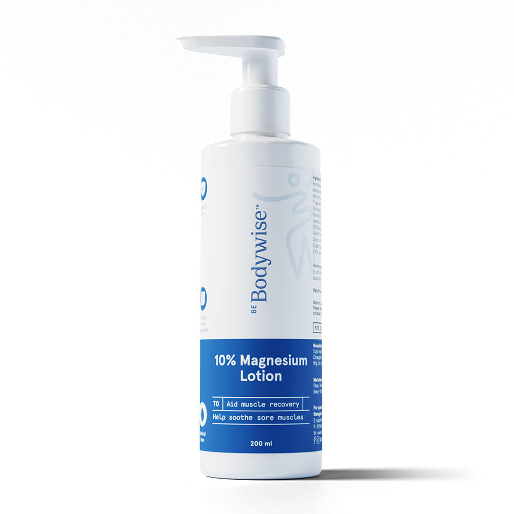 10% Magnesium Body Lotion For Muscle Soreness & Cramps - 200ml