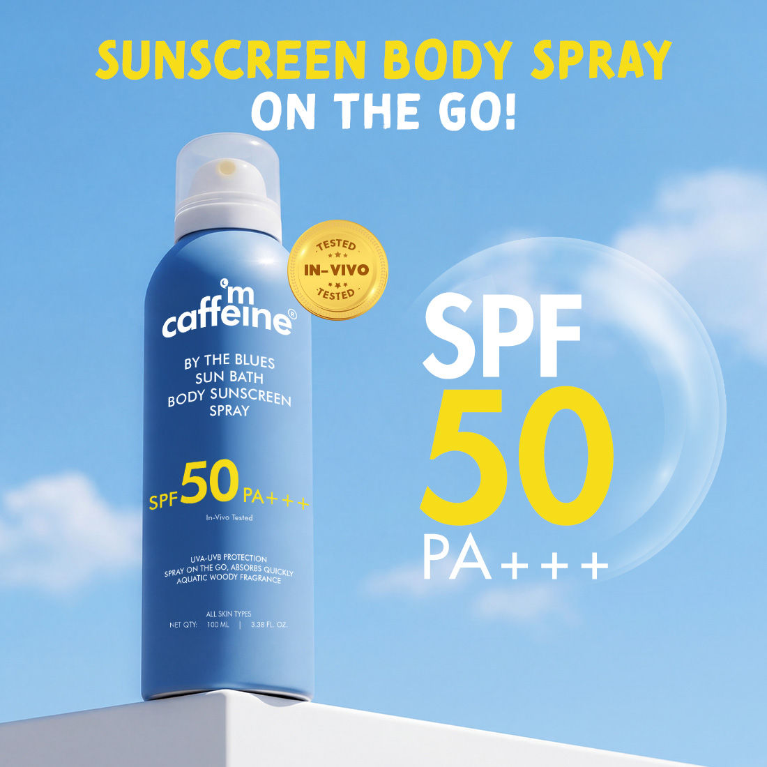 Sun Bath Body Sunscreen Spray SPF 50 PA +++