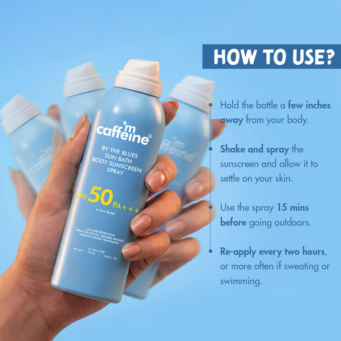 Sun Bath Body Sunscreen Spray SPF 50 PA +++