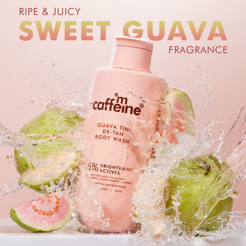 1% Glycolic Acid Detan Body Wash, 5% Niacinamide-Kojic Acid Reduces Dark Spots & Brightens
