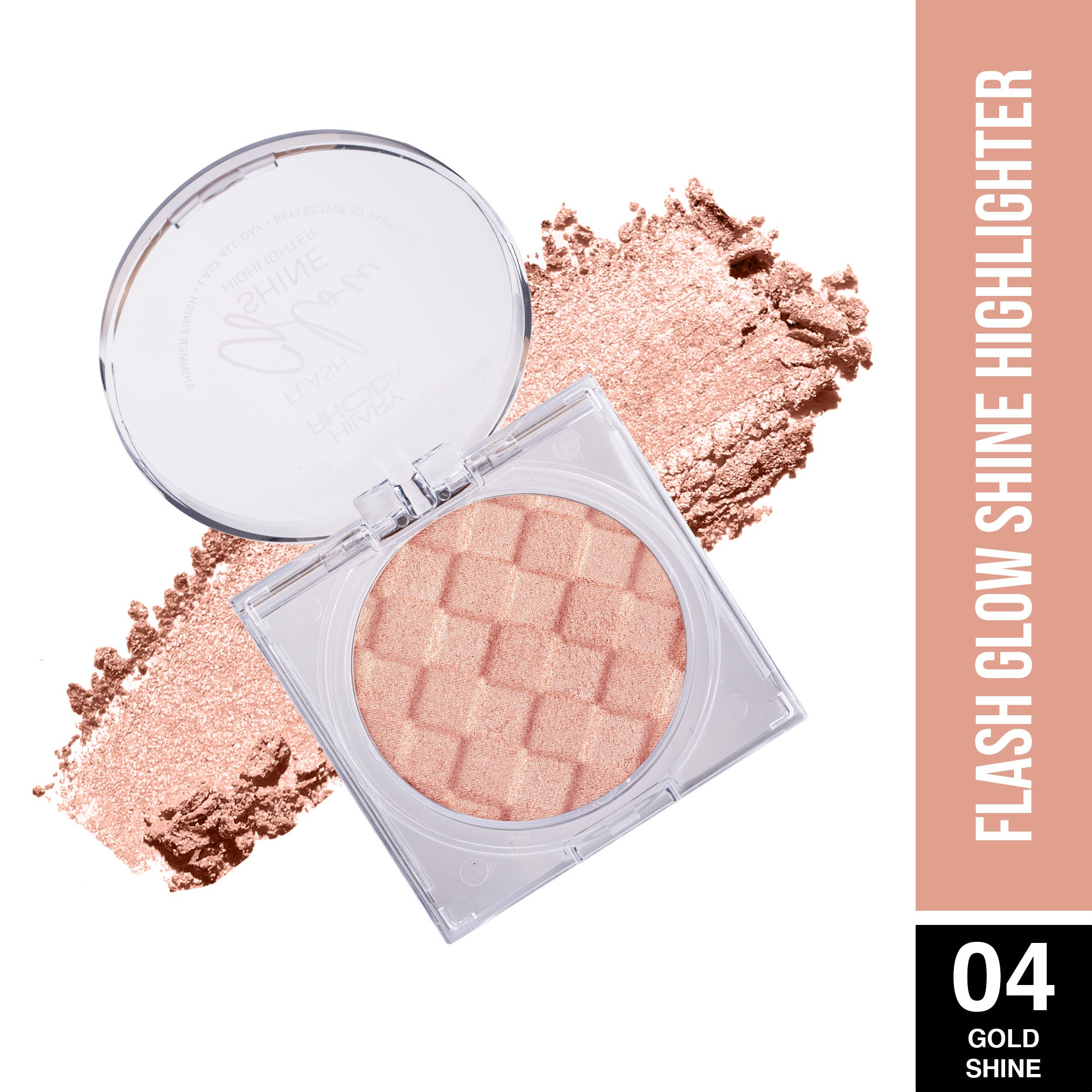 Flash Glow Shine Reflective Highlighter - Gold Shine 04