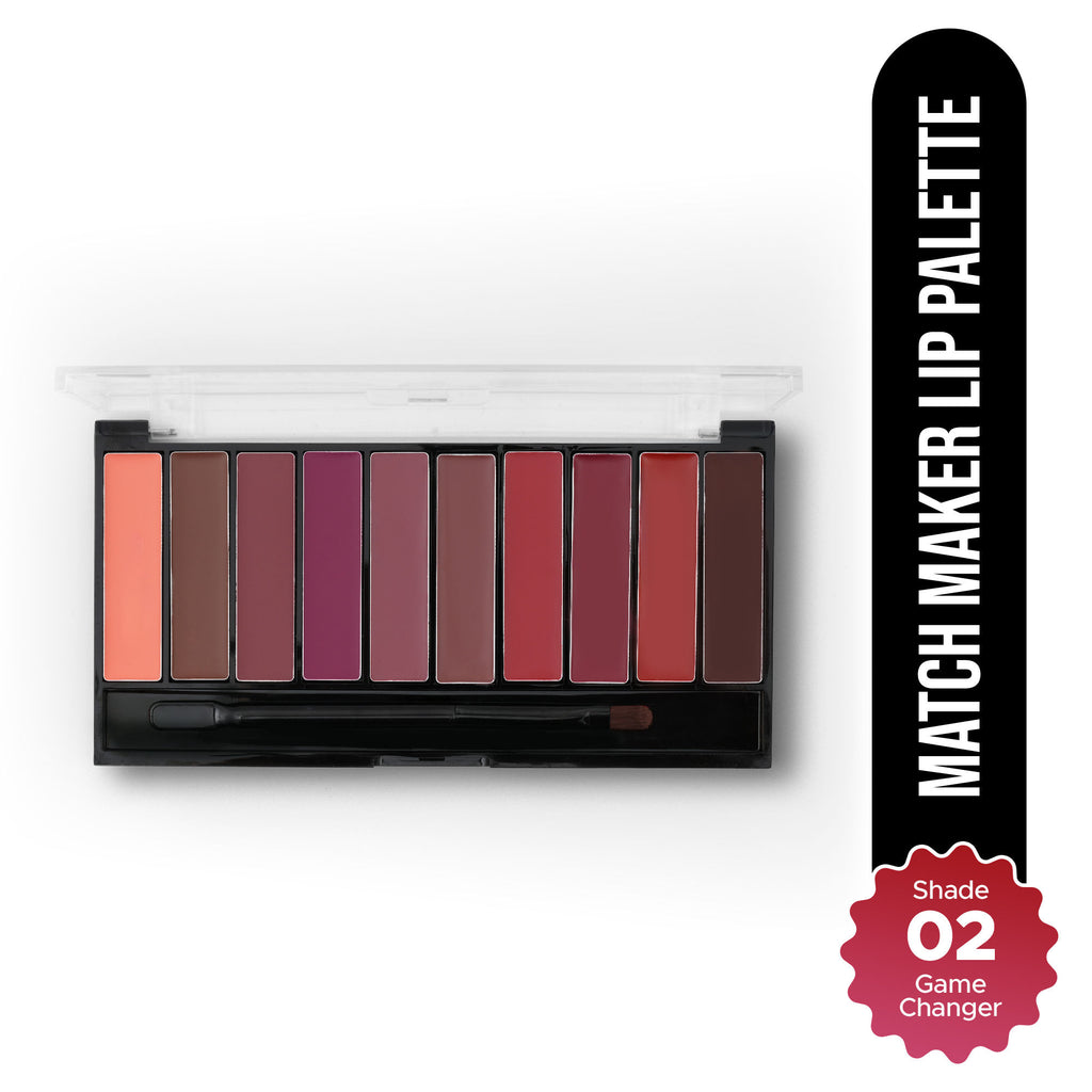 Match Maker Waterproof Lip Palette - Game Changer 02