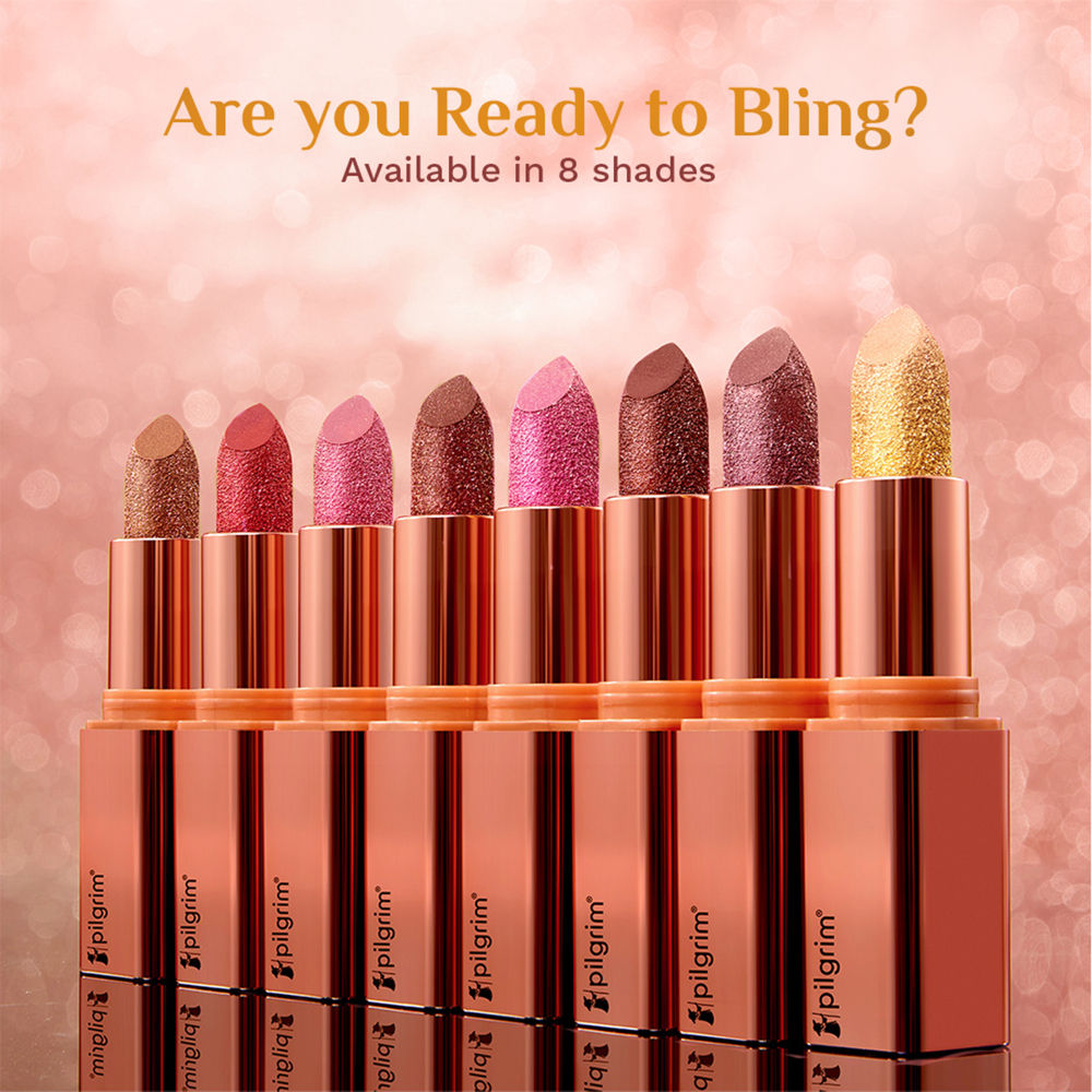 Glitter Lipstick With Matte Finish