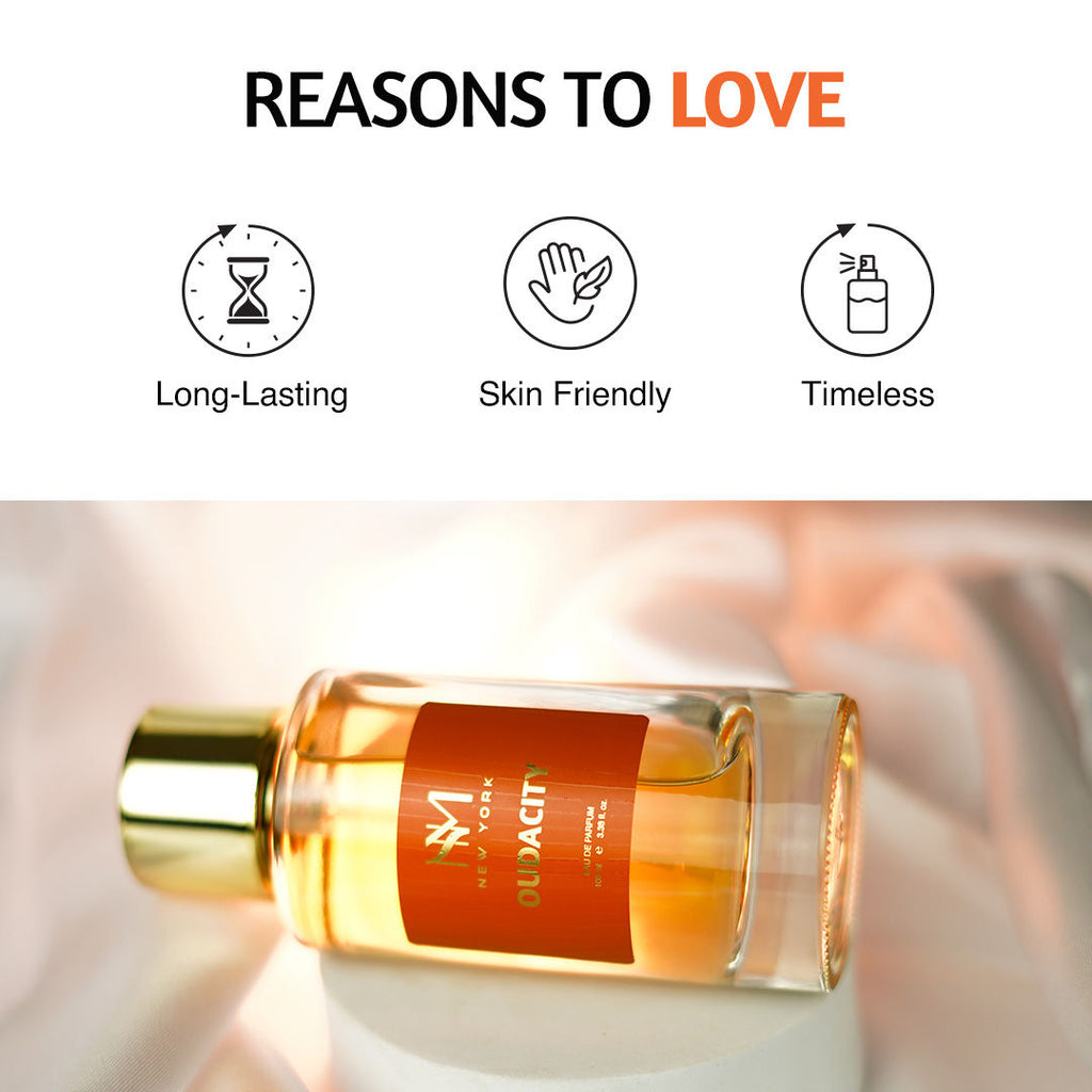 NM New York Oudacity Luxury Perfume with Unisex fragrance & Long-lasting Stay