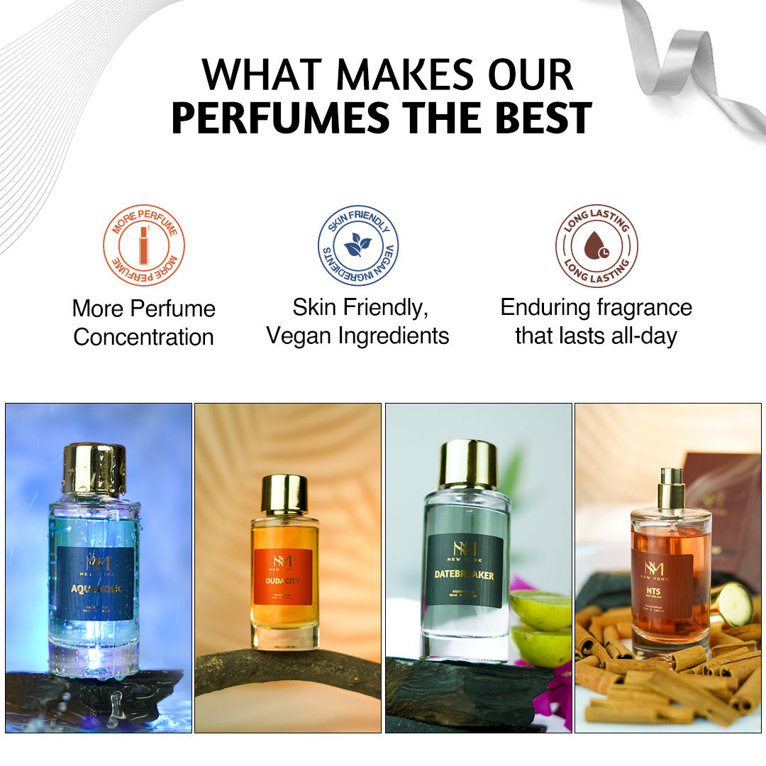 NM New York Oudacity Luxury Perfume with Unisex fragrance & Long-lasting Stay