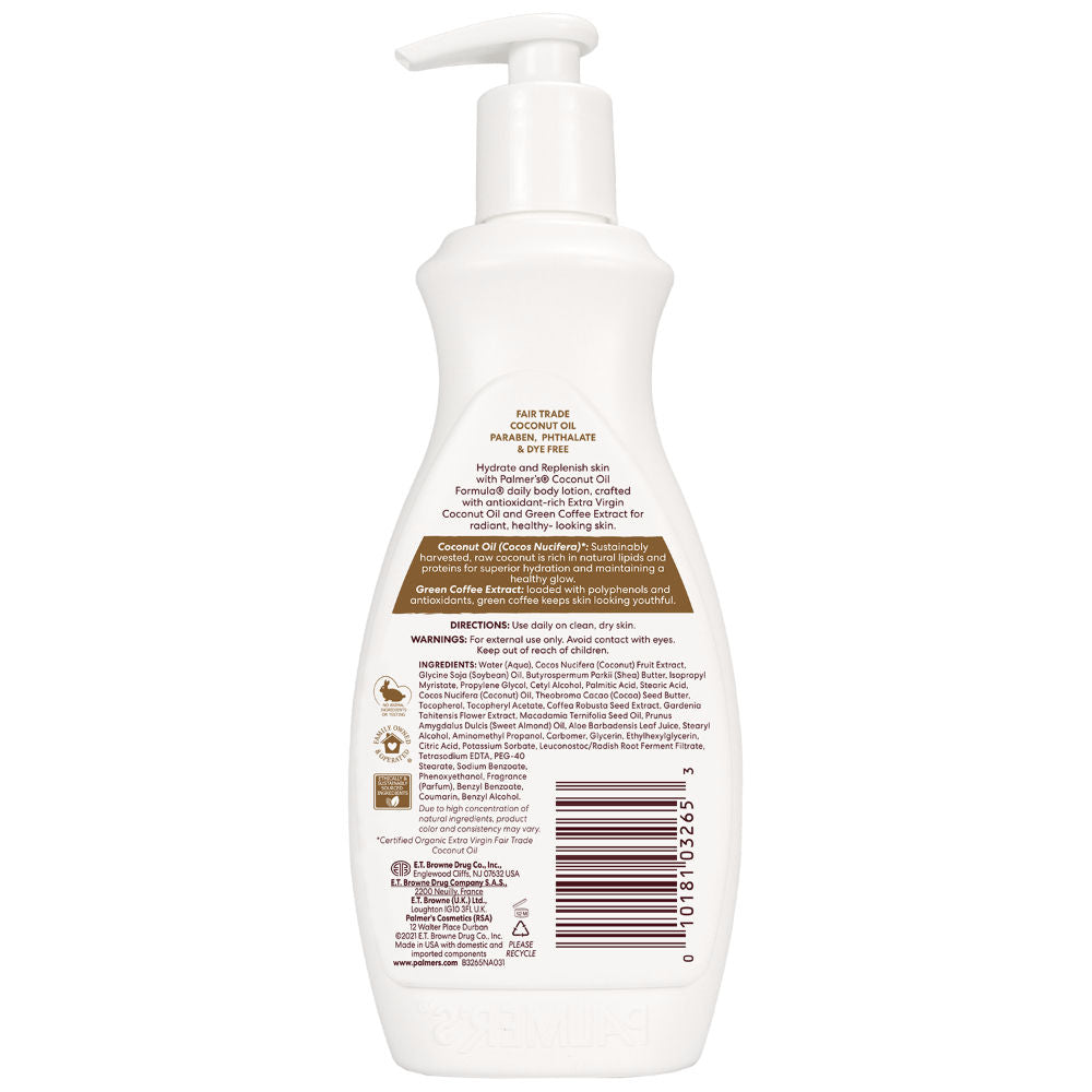 Coconut Oil Body Lotion With Green Coffee Extract For Deep Moisturization