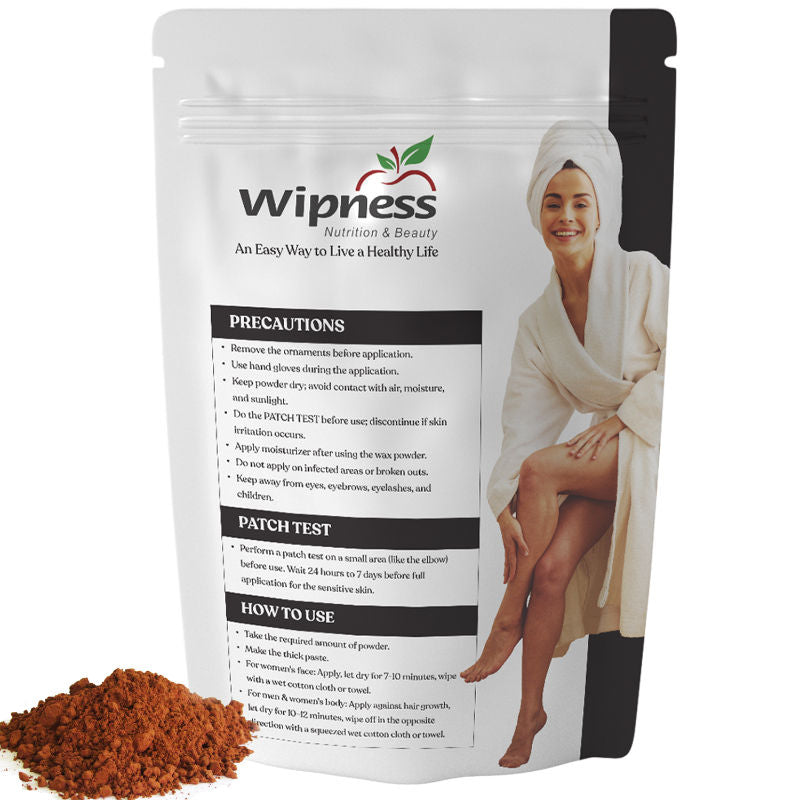Natural Chocolate Facial Hair Removal Powder
