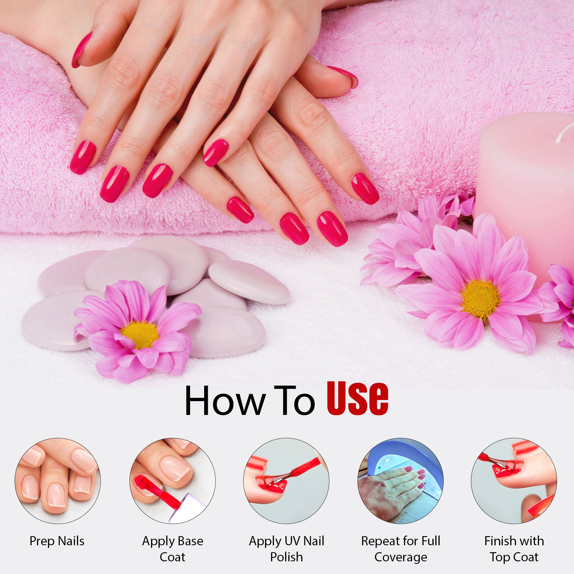 UV LED Soak Off Gel Polish - 225