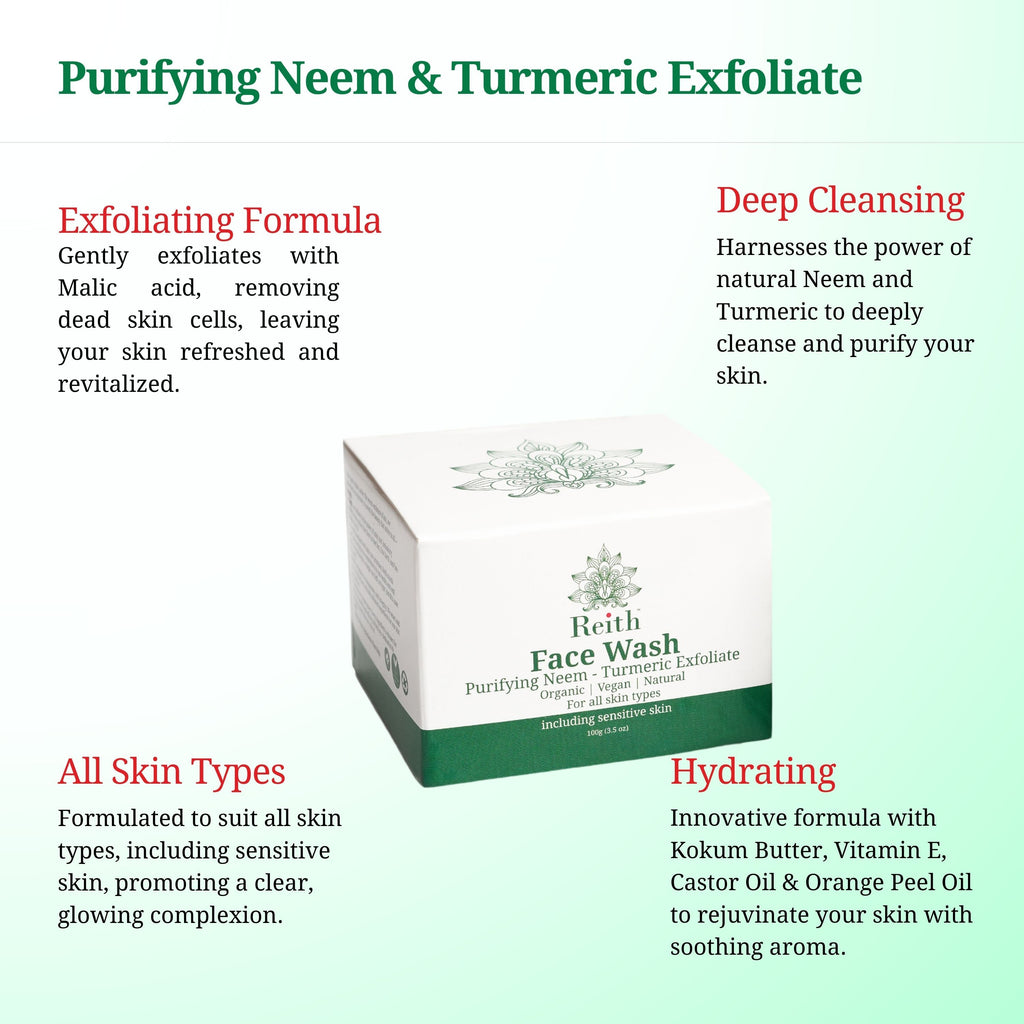 Face Wash With Turmeric Exfoliate