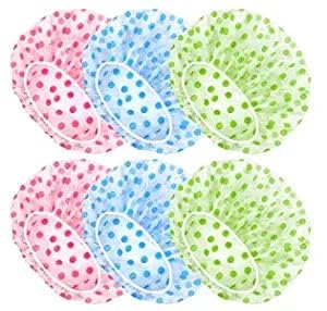 Reusable Waterproof Multicolour Shower Caps for Women, Men, Kids, and Babies