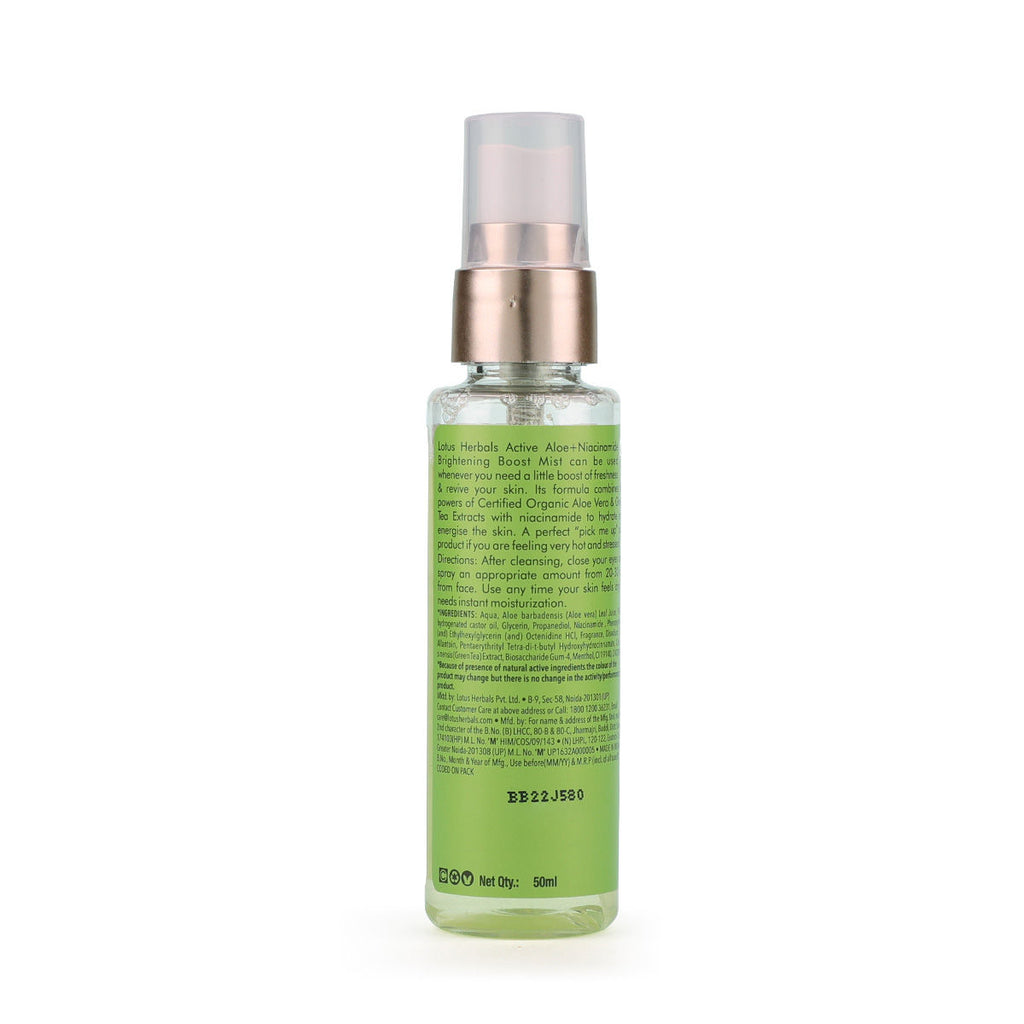 Active Aloe + Niacinamide Brightening Boost Mist