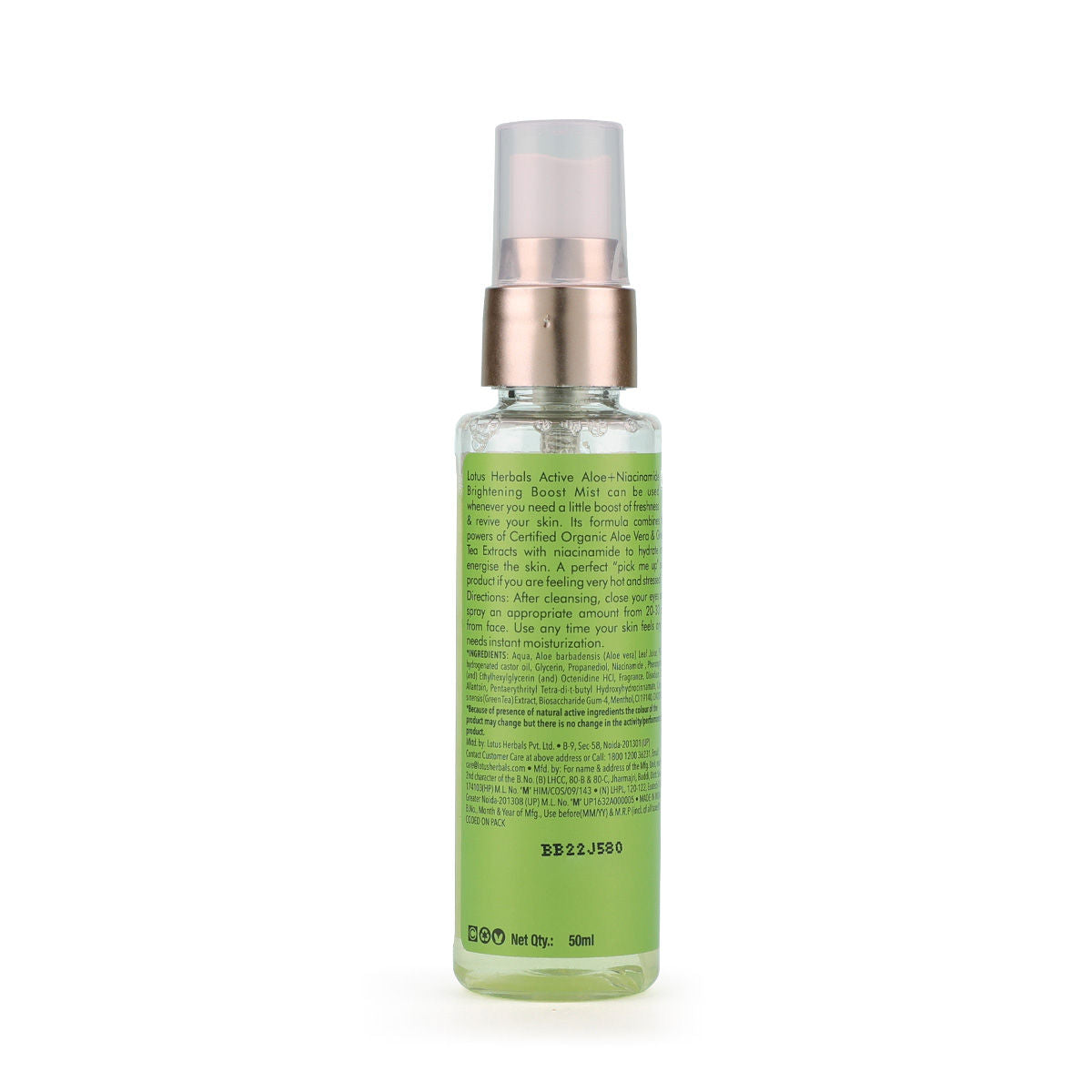Active Aloe + Niacinamide Brightening Boost Mist