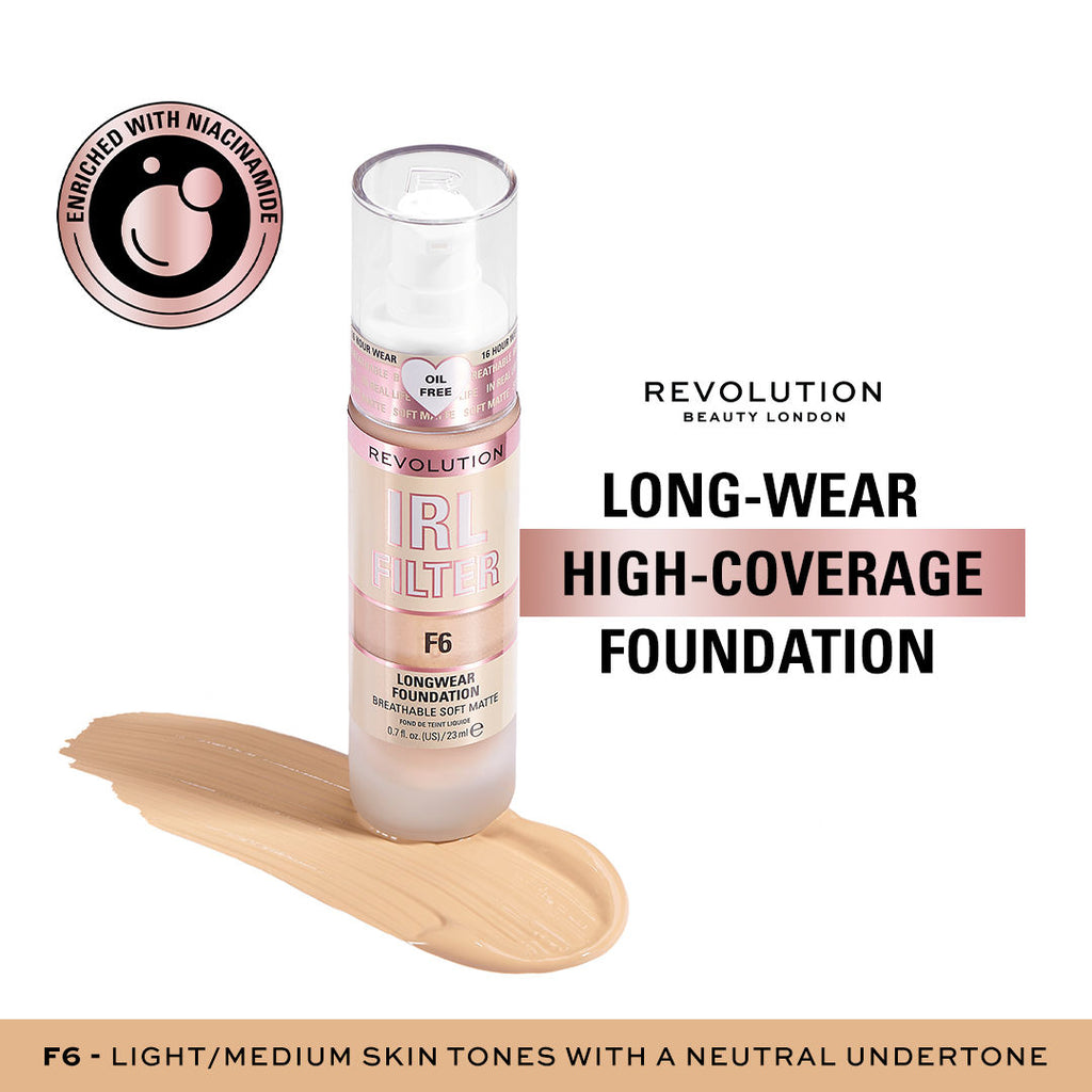 IRL Filter Longwear Foundation - F6