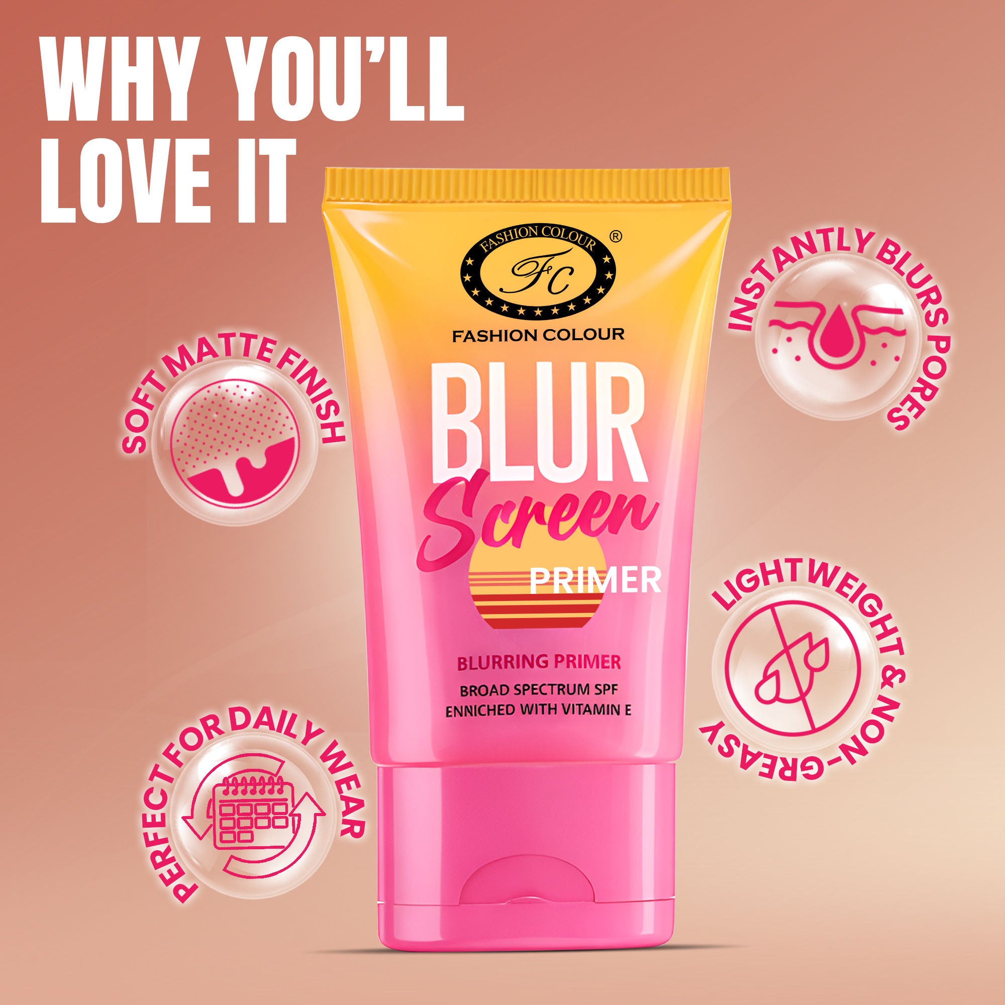 Blur Screen Broad Spectrum SPF 30 Blurring Primer Sunscreen