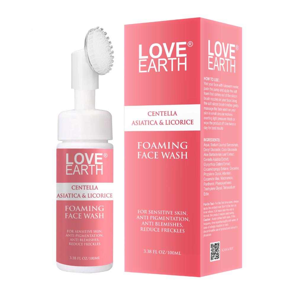 Centella Asiatica & Licorice Foaming Face Wash