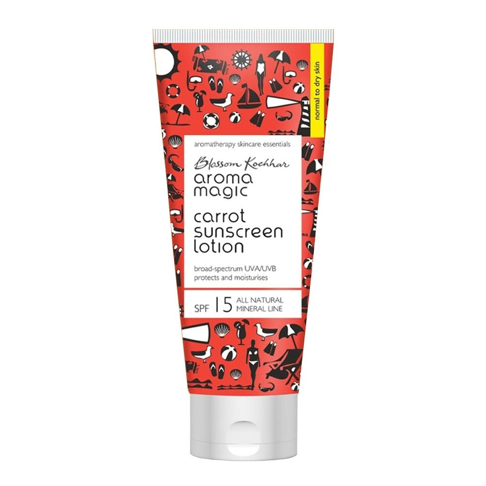Carrot Sunscreen Lotion SPF 15 UVA/UVB All Natural Mineral Line