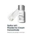 Sulfur 10% Powder-to-Cream Concentrate - Acne Spot Correction for Sensitive Skin
